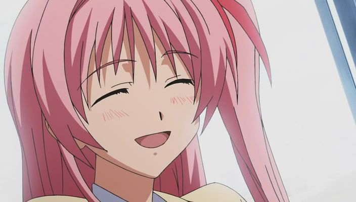 pink hair anime character